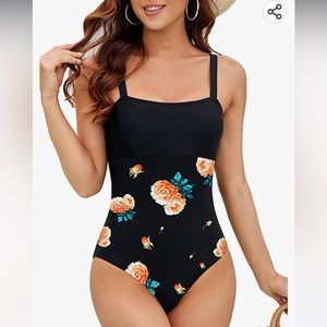 MOLYBELL One Piece Push up Padded Monokini,Tummy Control Adjustable Conservative